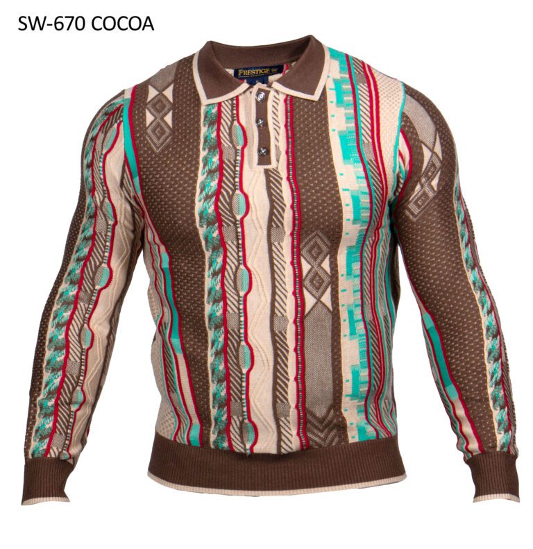 PRESTIGE | SW-687 | BUTTON DOWN KNITTED SWEATER